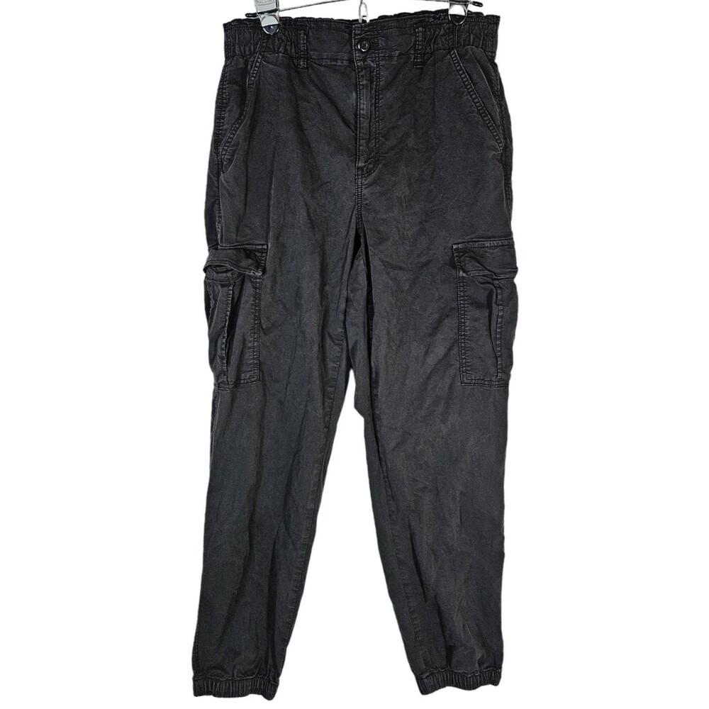American Eagle Cargo Jogger Pants Women's 10 Cotton Elastic Utility Streetwear
